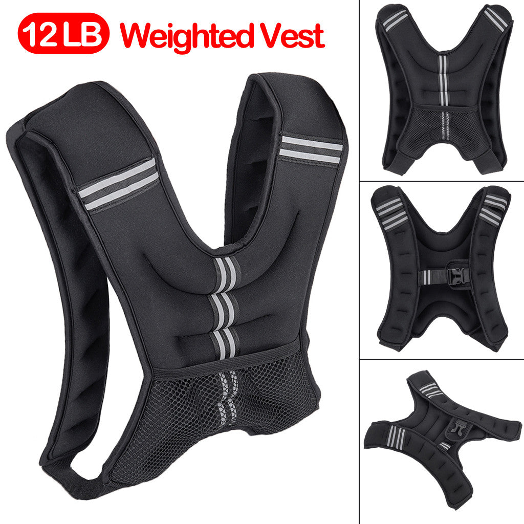 12lb Adjustable Workout Weighted Vest by HomeStretch