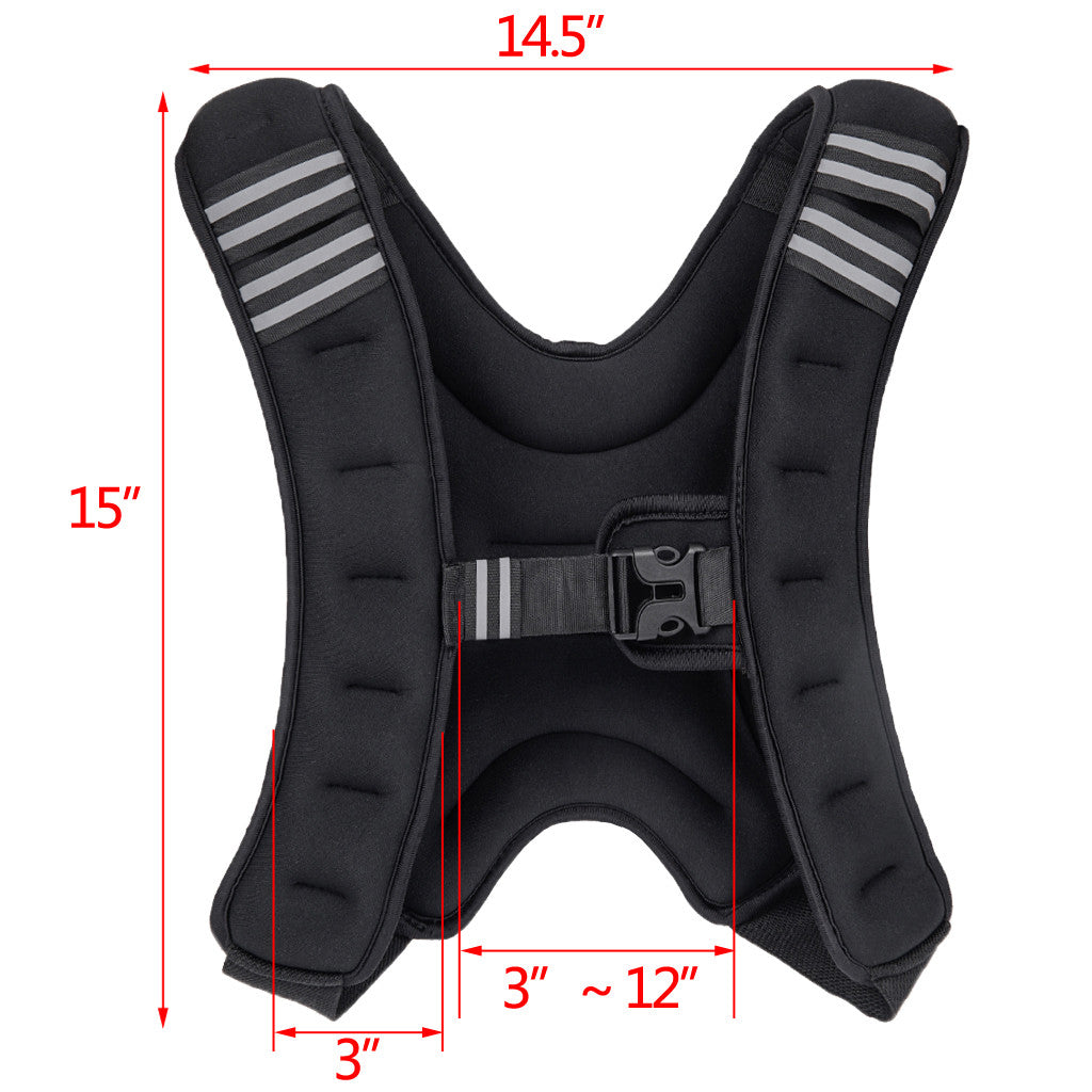 12lb Adjustable Workout Weighted Vest by HomeStretch